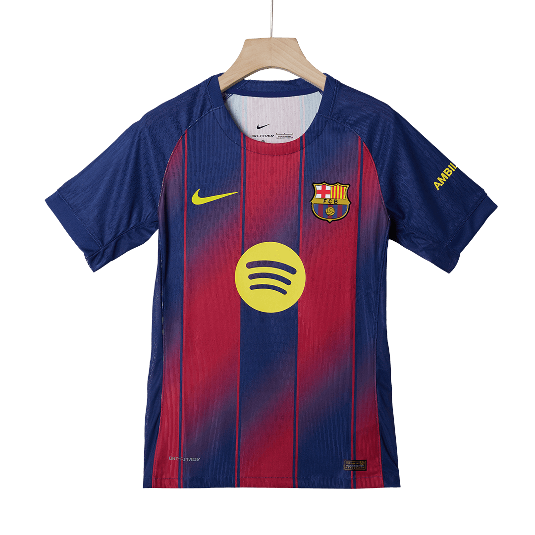Barcelona LAMINE YAMAL #10 Kopa Trophy Edition Home Custom Player Version Soccer Jersey 2025/26 - Image 5