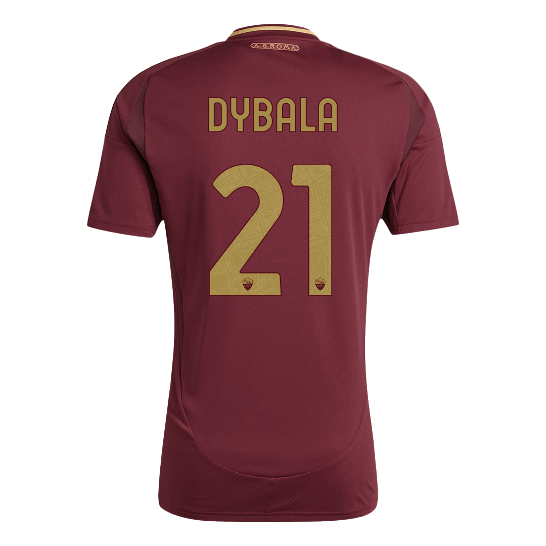 DYBALA #21 Roma Soccer Jersey Home Custom Shirt - Image 3