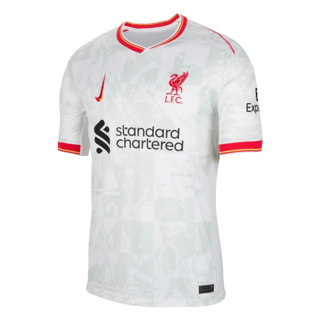 Liverpool CHIESA #14 Soccer Jersey Third Away Custom Shirt - UCL - Image 2