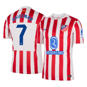GRIEZMANN #7 Atletico Madrid Soccer Jersey Home Custom Shirt 2025/26