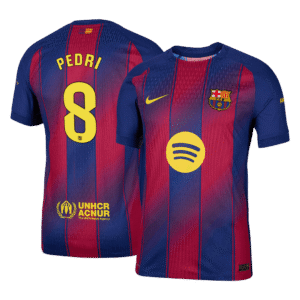 Barcelona PEDRI #8 Home Custom Player Version Soccer Jersey 2025/26