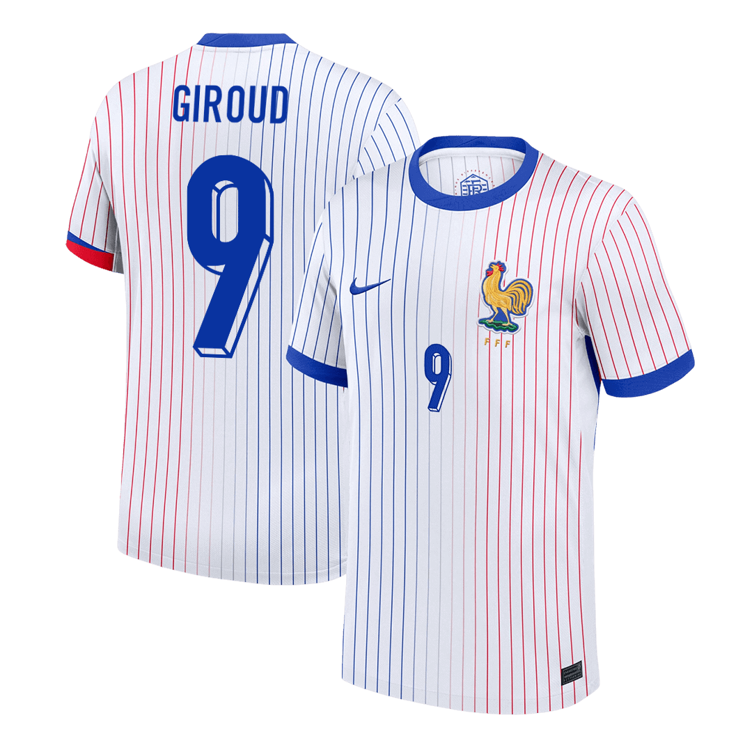 GIROUD #9 France Soccer Jersey Away Custom Shirt
