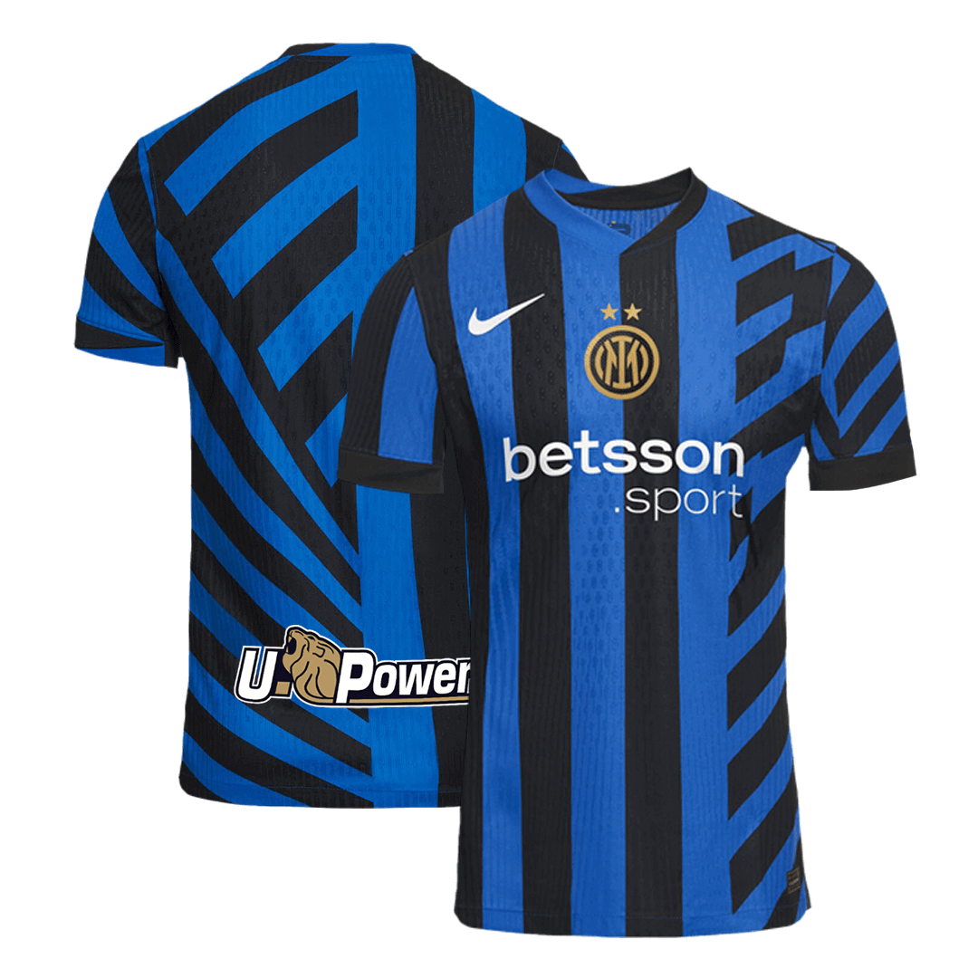 Inter Milan Home Custom Player Version Soccer Jersey - Image 3