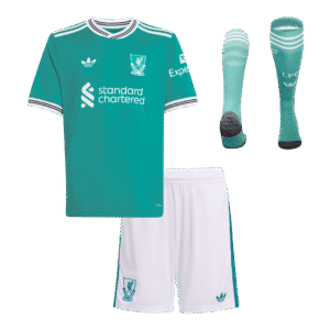 Kids Liverpool Custom Third Away Full Soccer Kits2025/26