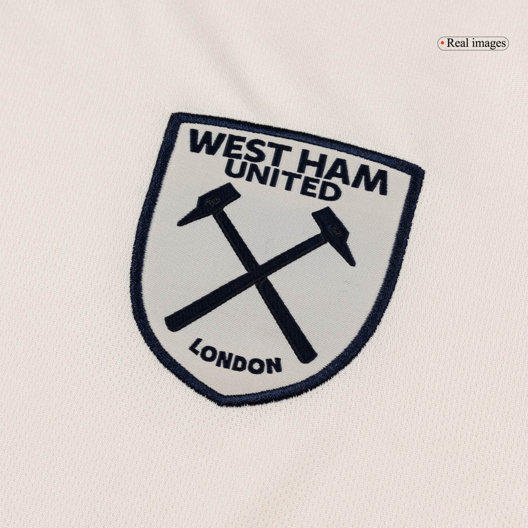 West Ham United Soccer Jersey Away Custom Shirt 2025/26 - Image 6