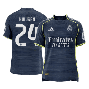 Real Madrid HUIJSEN #24 Away Custom Player Version Soccer Jersey 2025/26