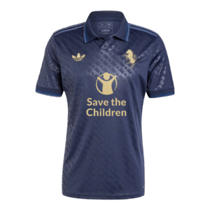 Juventus Soccer Jersey Third Away Custom Shirt Save The Children Sponsor