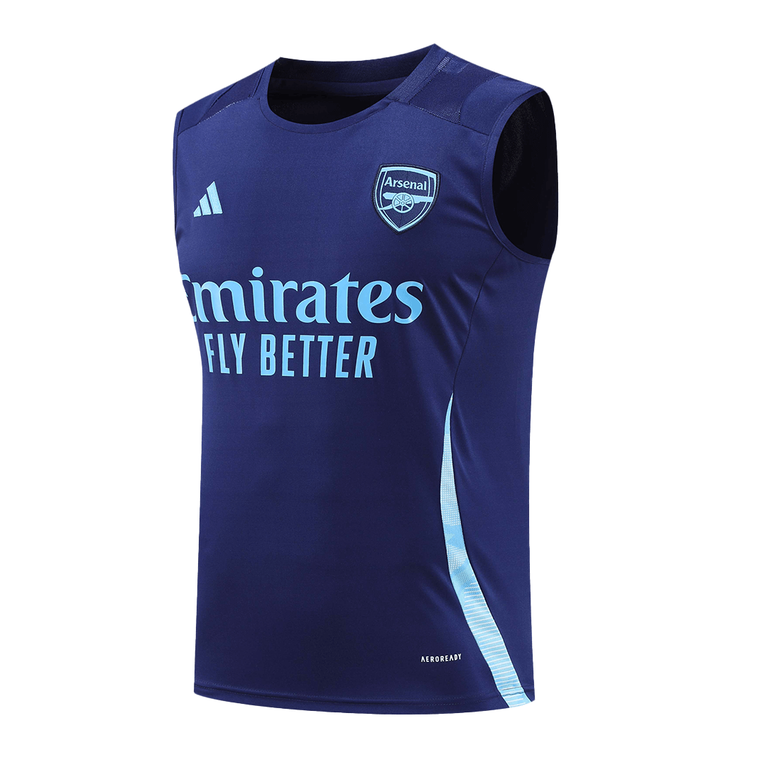 Arsenal Pre-Match Training Vest Navy - Image 2