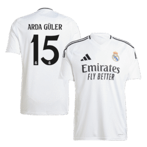 ARDA GÜLER #15 Real Madrid Soccer Jersey Home Custom Shirt