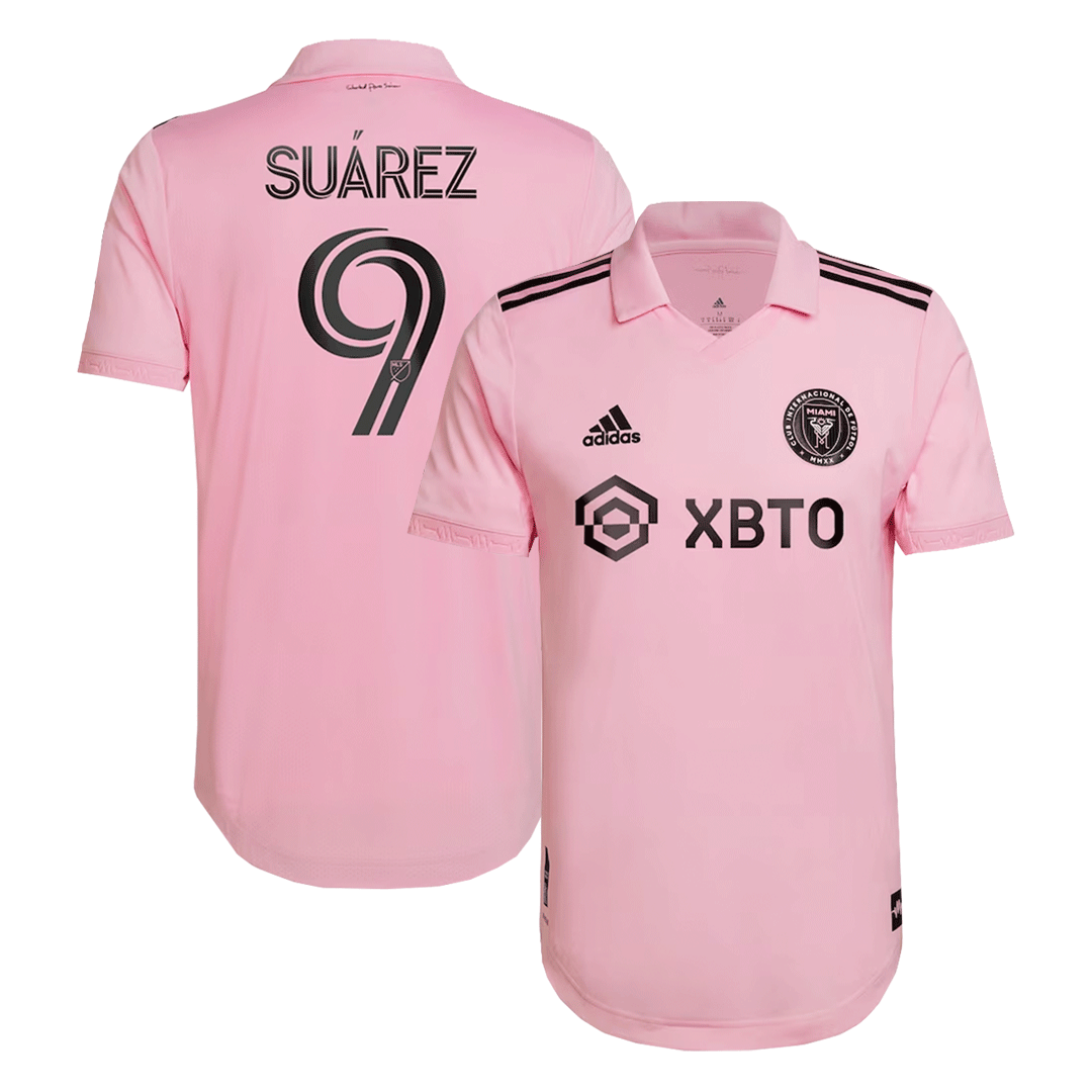 Inter Miami CF SUÁREZ #9 Home Custom Player Version Soccer Jersey 2022 - Image 4