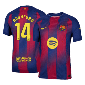 Barcelona RASHFORD #14 Home Custom Player Version Soccer Jersey 2025/26