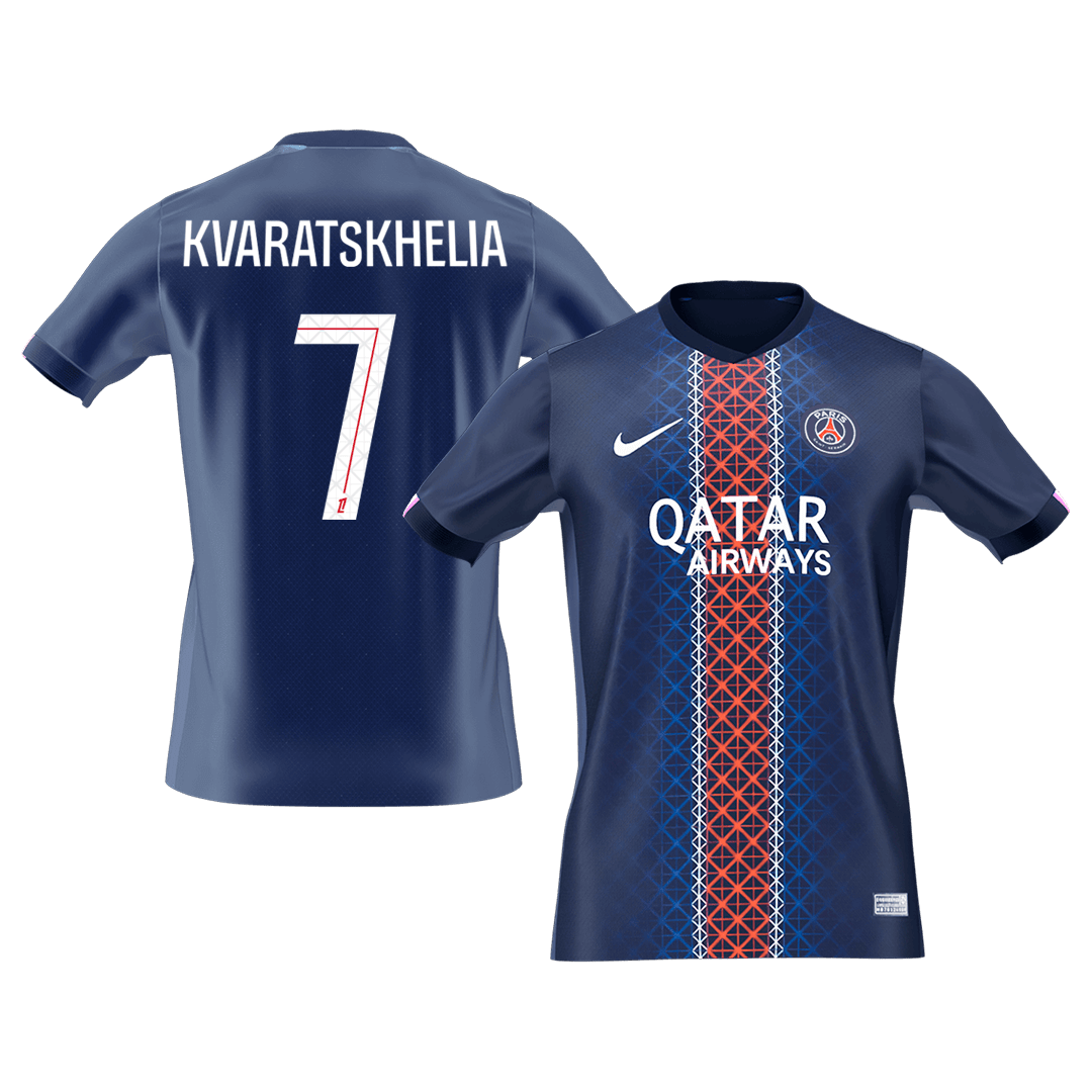 KVARATSKHELIA #7 PSG Soccer Jersey Home 2025/26 Shirt