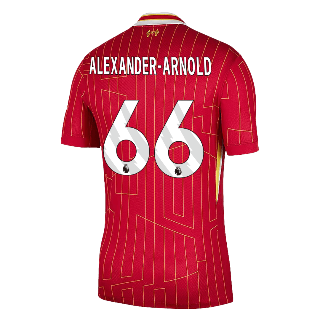 ALEXANDER-ARNOLD #66 Liverpool Soccer Jersey Home Custom Shirt - Image 3