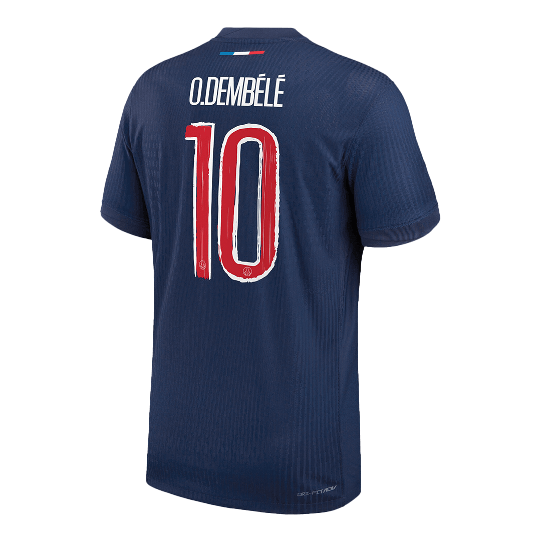 PSG O.DEMBÉLÉ #10 Custom Player Version Home Soccer Jersey - UCL - Image 3