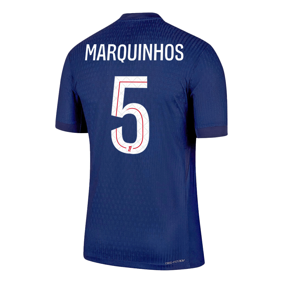 PSG MARQUINHOS #5 Soccer Jersey Home 2025/26 Shirt - Image 3