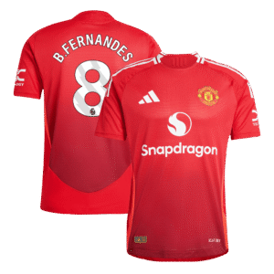 Manchester United B.FERNANDES #8 Home Custom Player Version Soccer Jersey