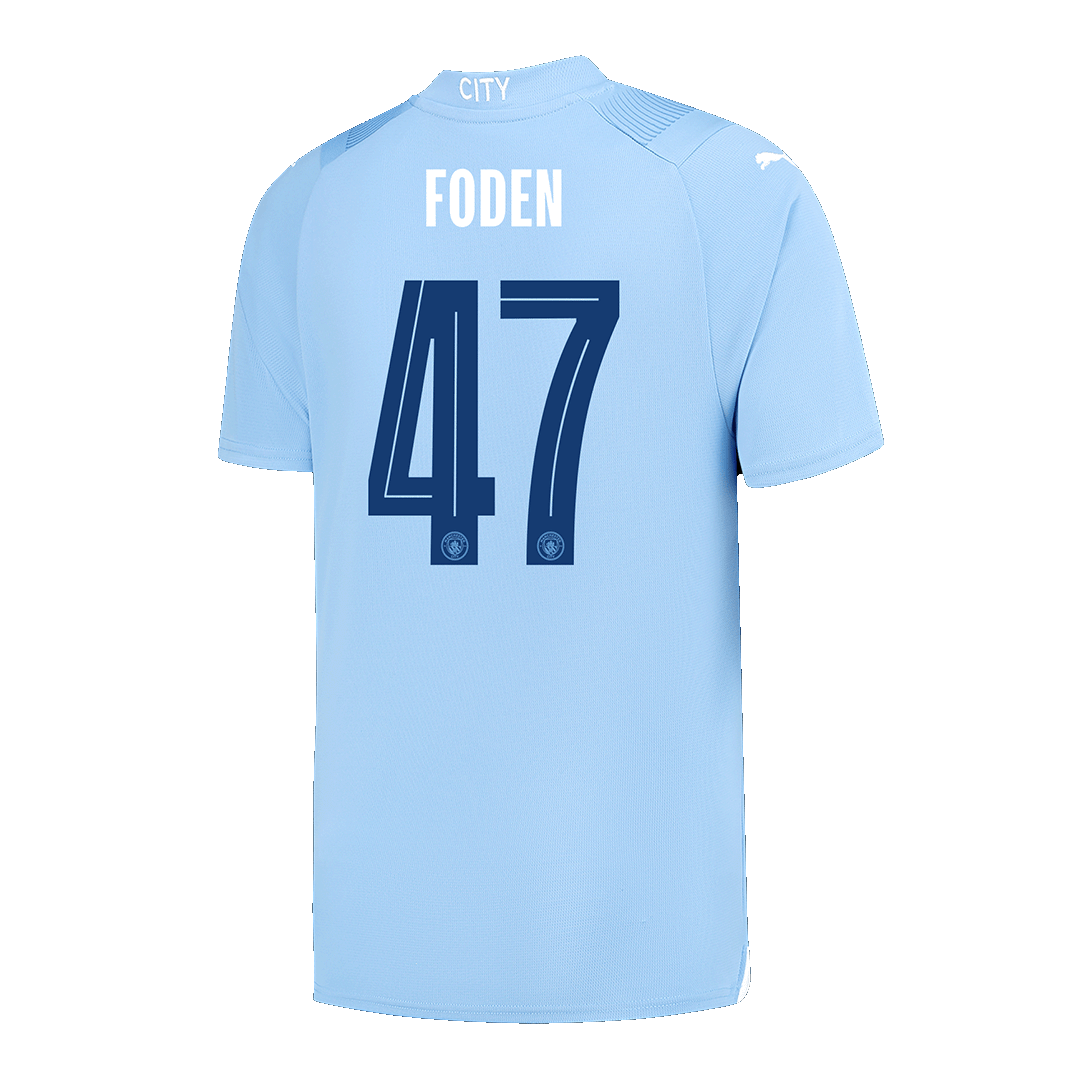 FODEN #47 Manchester City Home Soccer Jersey 2023/24 -UCL - Image 3