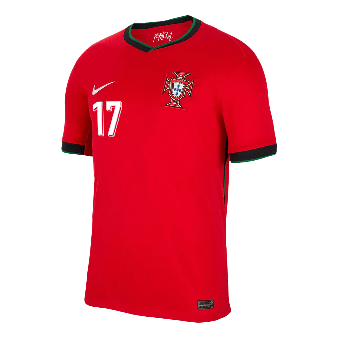 Portugal Jersey Custom R.LEÃO #17 Soccer Jersey Home - Image 2