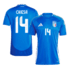 CHIESA #14 Italy Soccer Jersey Home Custom Shirt