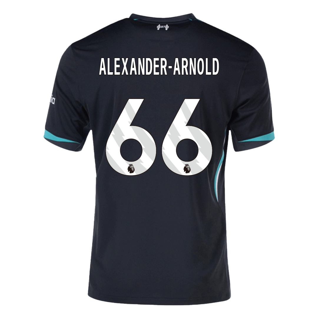 ALEXANDER-ARNOLD #66 Liverpool Soccer Jersey Away Custom Shirt - Image 3