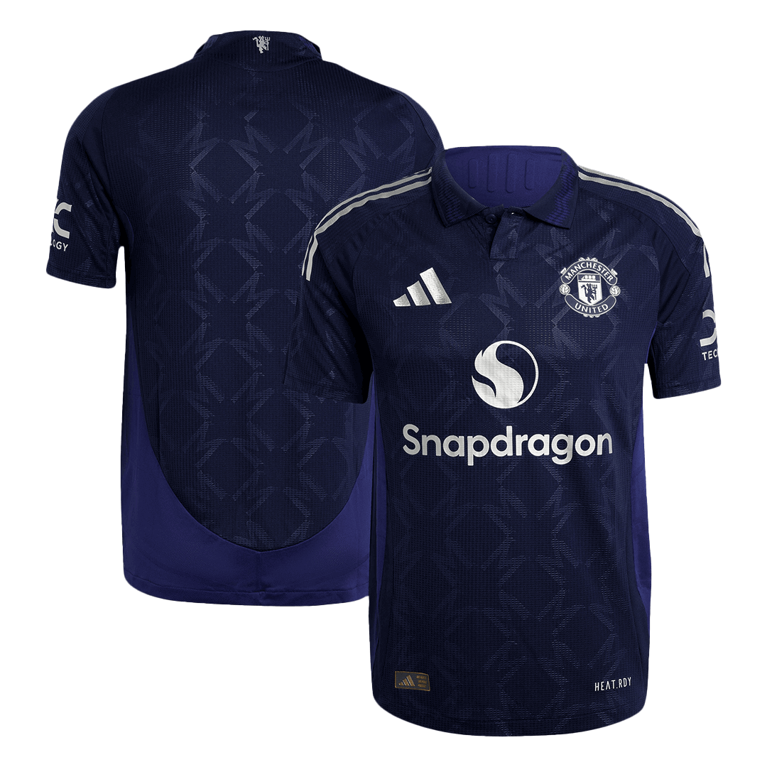 Manchester United Away Custom Player Version Soccer Jersey - Image 3