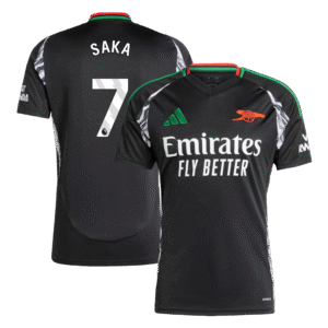 SAKA #7 Arsenal Soccer Jersey Away Custom Shirt