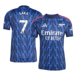 SAKA #7 Arsenal Soccer Jersey Away Custom Shirt 2025/26