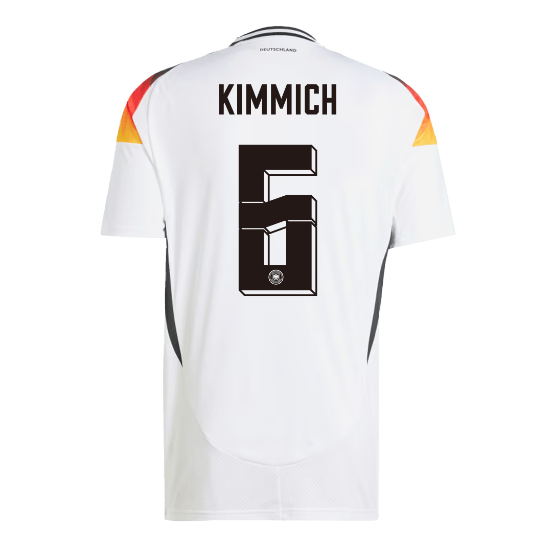 KIMMICH #6 Germany Soccer Jersey Home Custom Shirt - Image 3