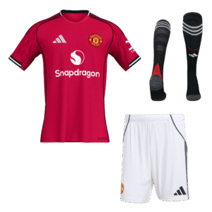 Manchester United Home Custom Full Soccer Kit 2025/26