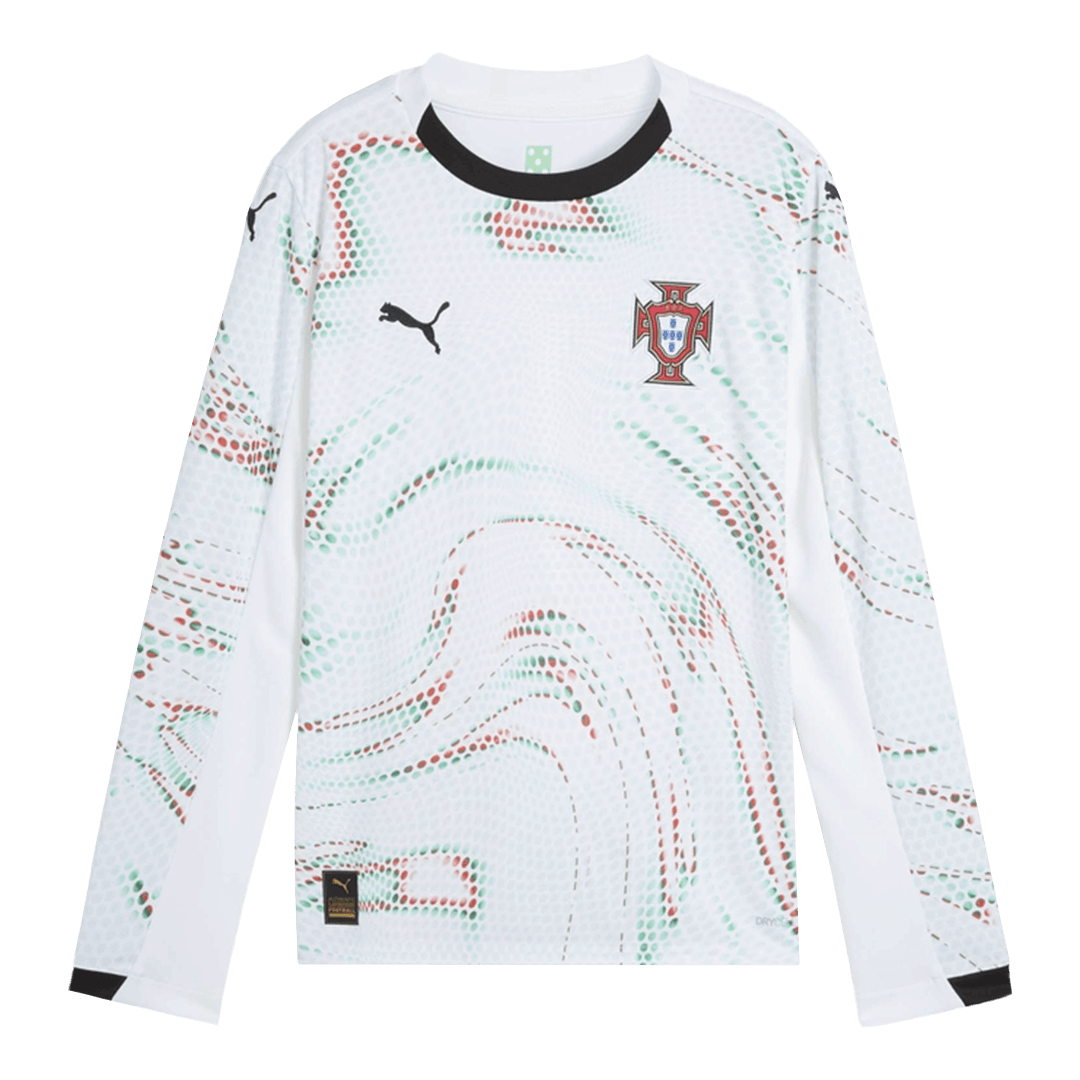 Portugal Long Sleeve Jersey Away Football Shirt 2025