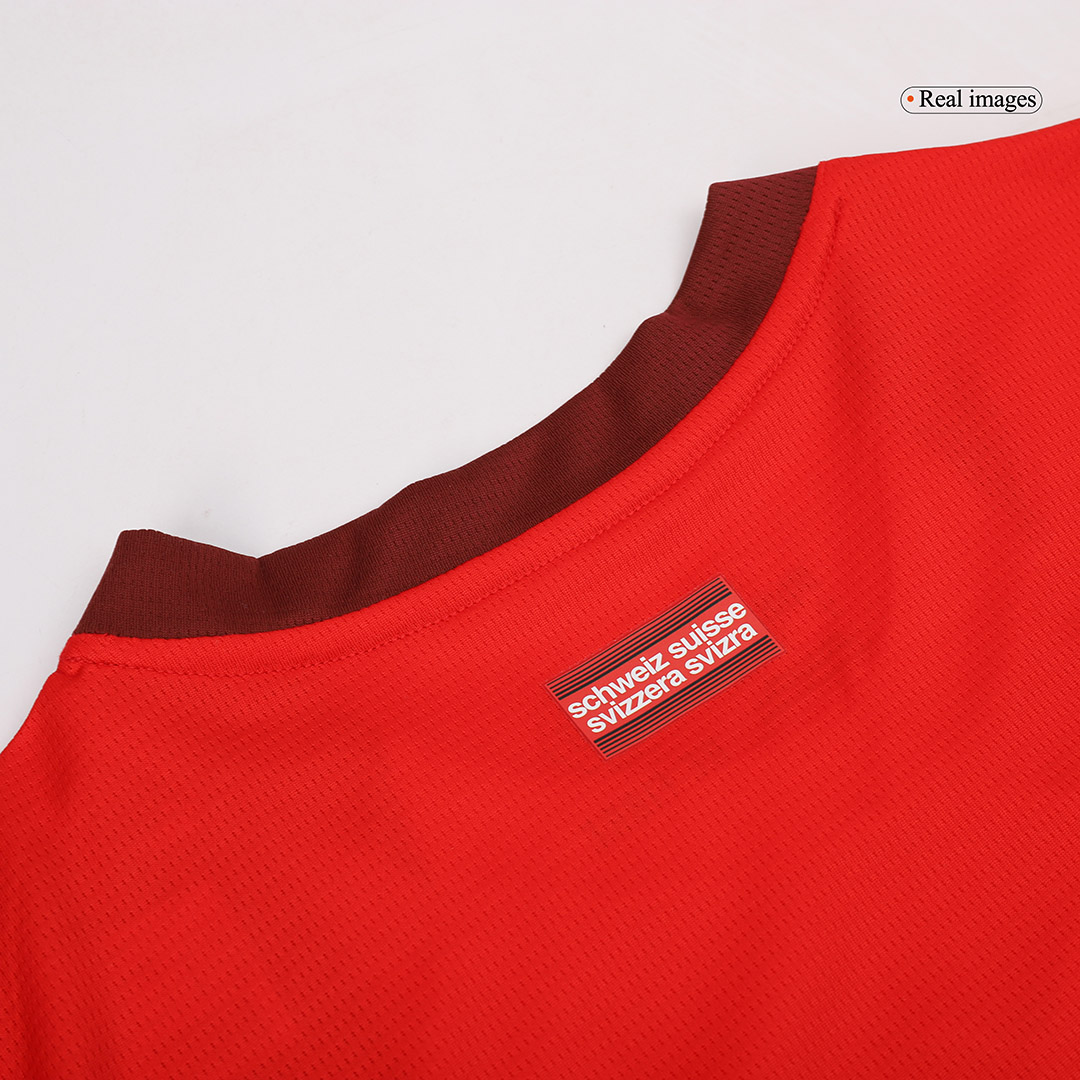 Switzerland Soccer Jersey Home Custom Shirt - Image 15