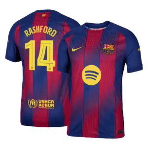 Barcelona RASHFORD #14 Home Custom Player Version Soccer Jersey 2025/26 - UCL