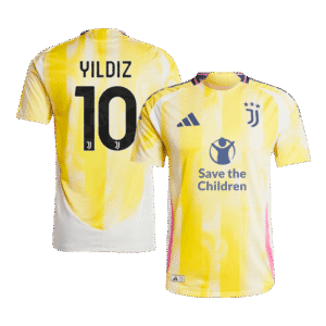 Juventus Jersey Custom YILDIZ #10 Soccer Jersey Away