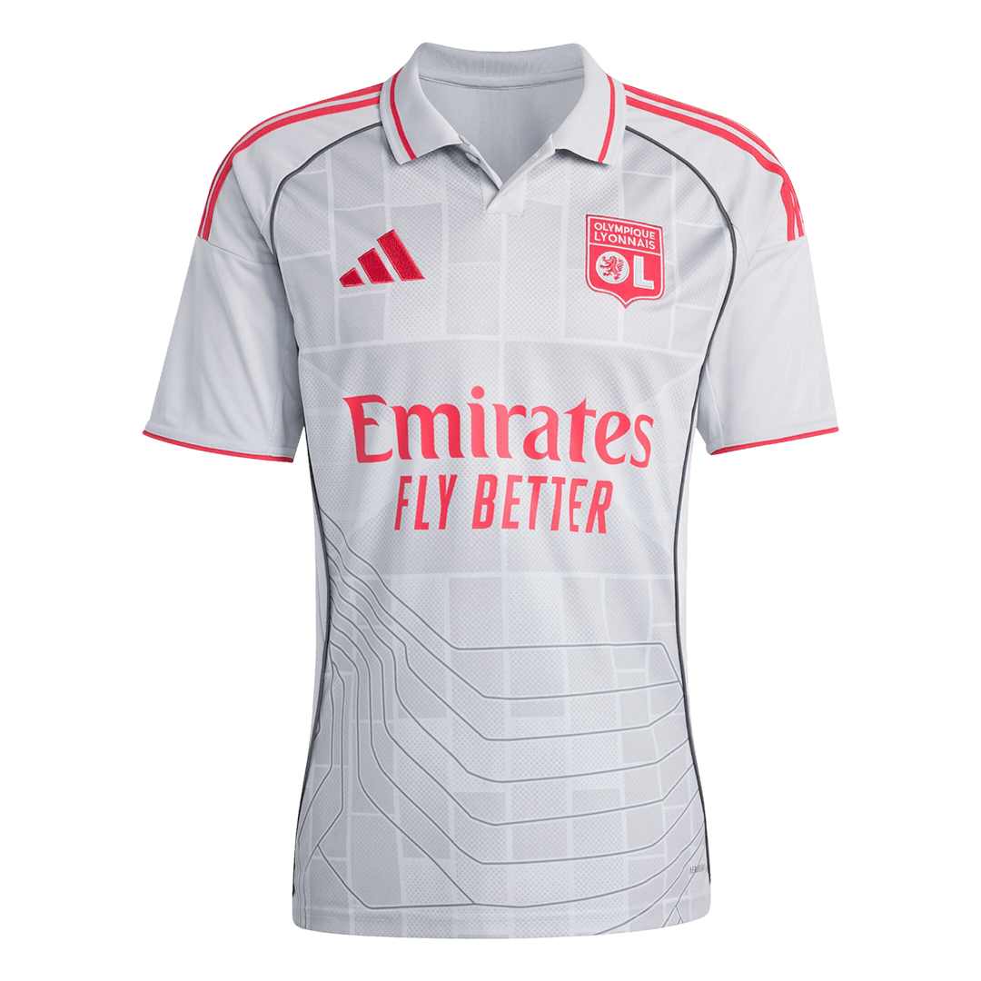 Olympique Lyonnais Soccer Jersey Third Away Shirt 2025/26