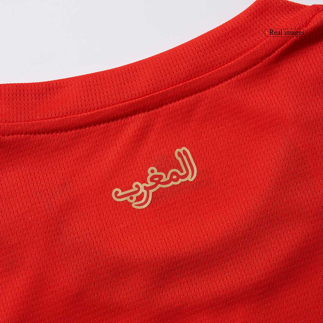 Morocco Soccer Jersey Home Shirt - Image 13