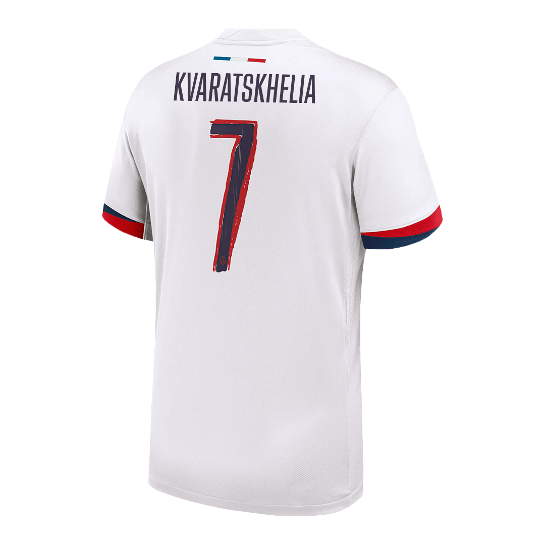KVARATSKHELIA #7 PSG Soccer Jersey Away 2025/26 Custom Shirt - UCL - Image 3
