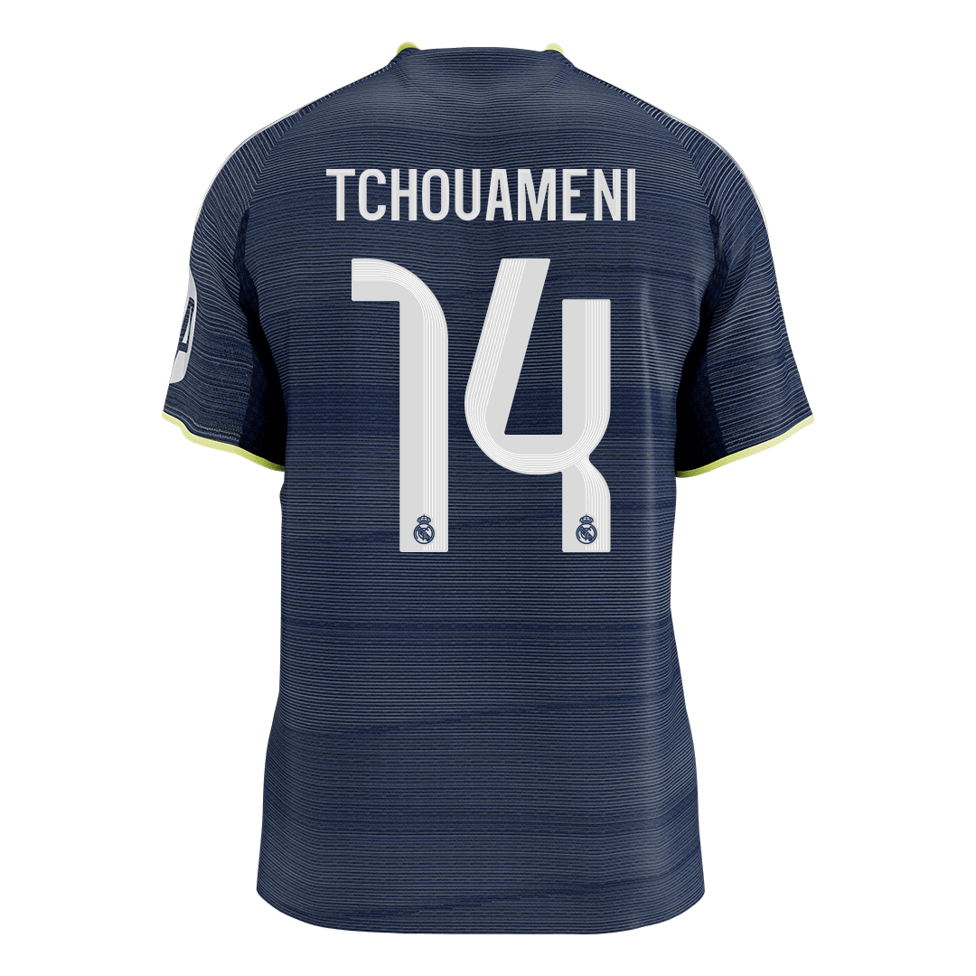 Real Madrid TCHOUAMENI #14 Away Custom Player Version Soccer Jersey 2025/26 - Image 2