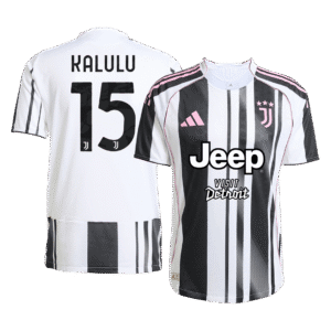 Juventus KALULU #15 Home Custom Player Version Soccer Jersey 2025/26