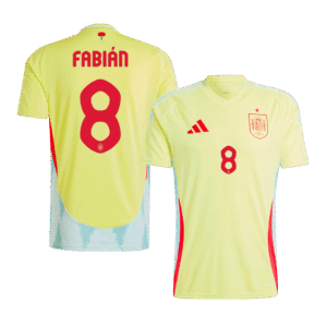 FABIÁN #8 Spain Soccer Jersey Away Custom Shirt