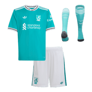 Kids Liverpool Third Away Custom Full Soccer Kits2025/26