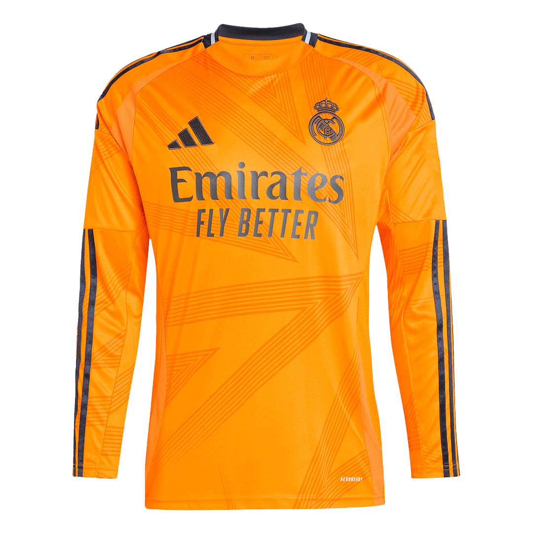 Real Madrid Long Sleeve Jersey Away Football Shirt