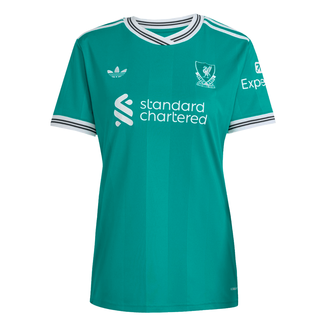 Liverpool Third Away Soccer Jersey Women's Custom Shirt 2025/26