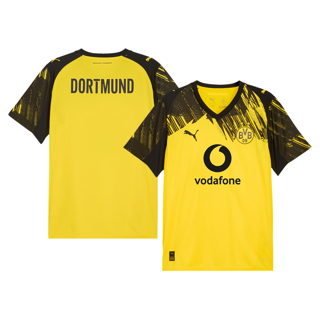 Borussia Dortmund Home Soccer Jersey 2025/26 Yellow - Image 3
