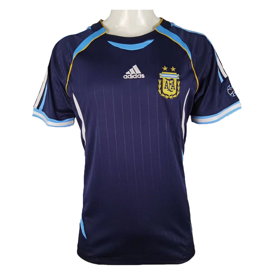 Argentina Jersey Custom Away Soccer Jersey 2006 - Image 2