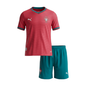 Kids Portugal Home Soccer Kits World Cup 2026