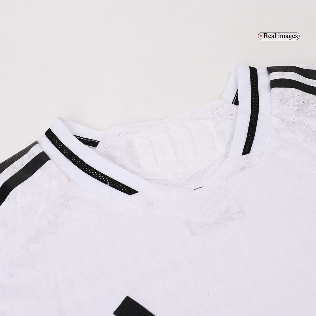 Real Madrid Home Custom Player Version Long Sleeve Soccer Jersey - Image 7