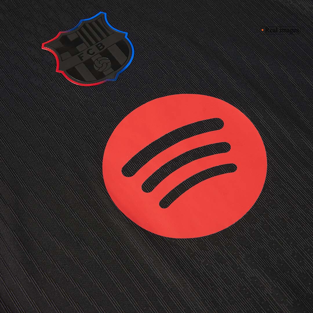 Barcelona Away Custom Player Version Soccer Jersey - Spotify Logo Without Text - Image 10