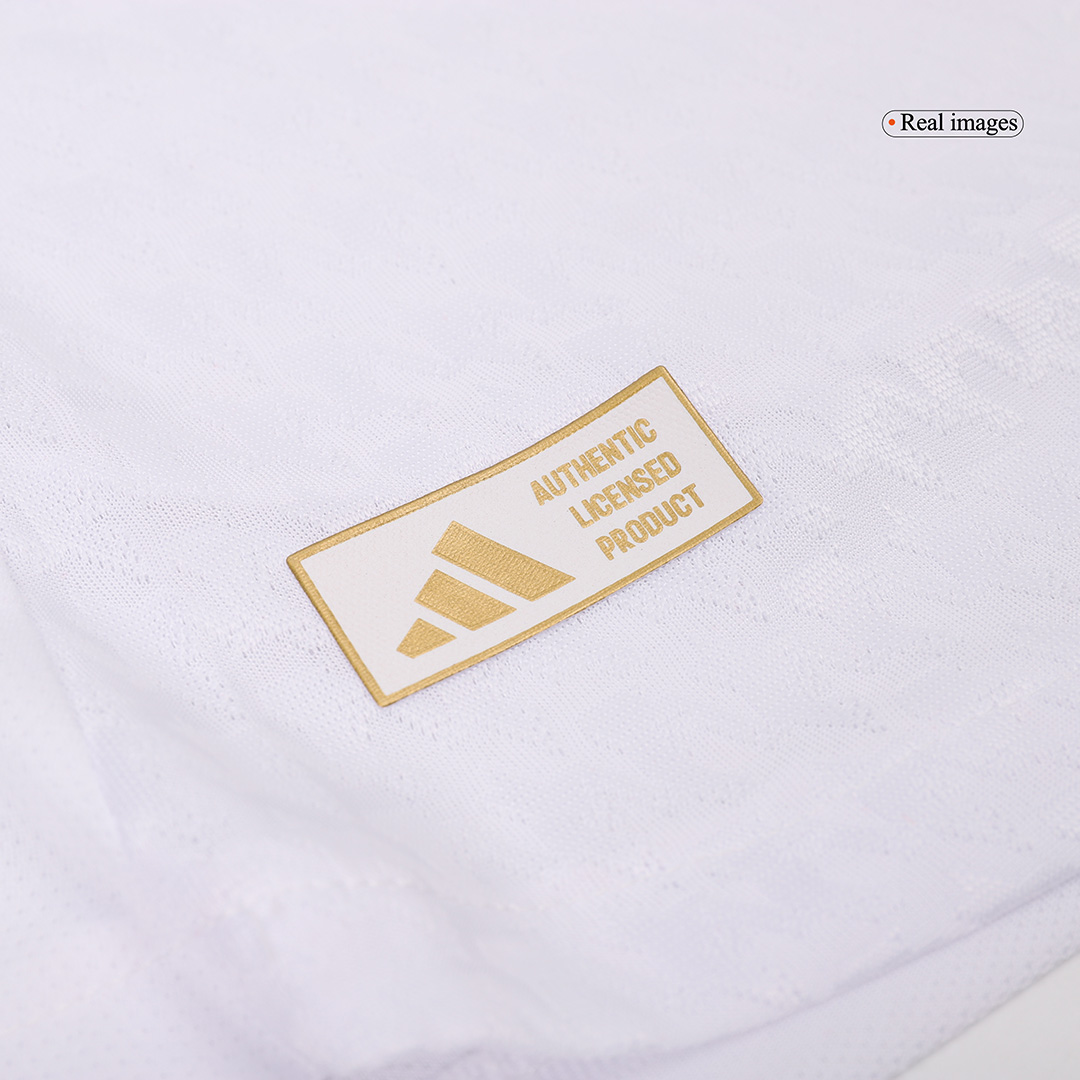 Real Madrid Home Custom Player Version Long Sleeve Soccer Jersey - Image 13