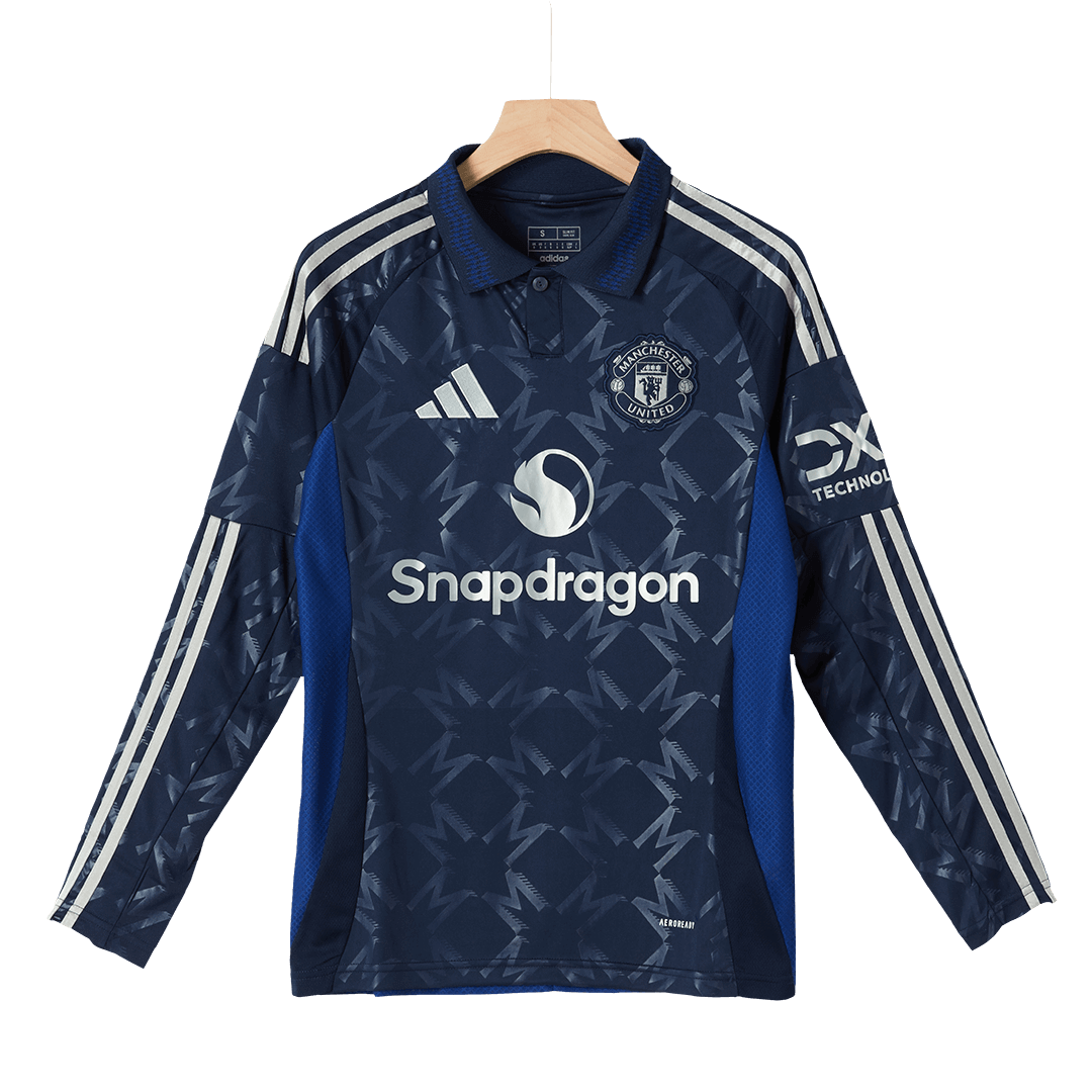 Manchester United Long Sleeve Jersey Away Football Shirt - Image 5