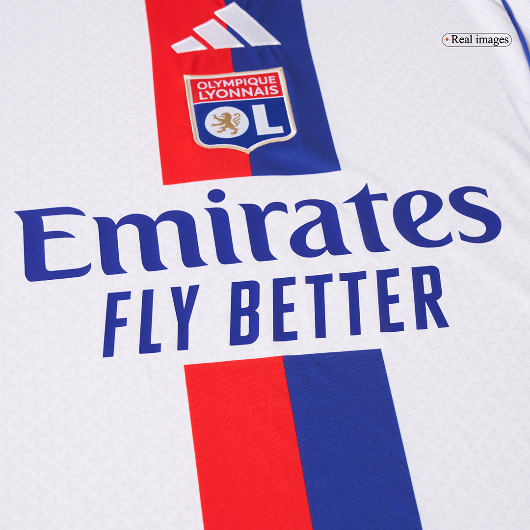 Olympique Lyonnais Soccer Jersey Home Shirt 2025/26 - Image 10